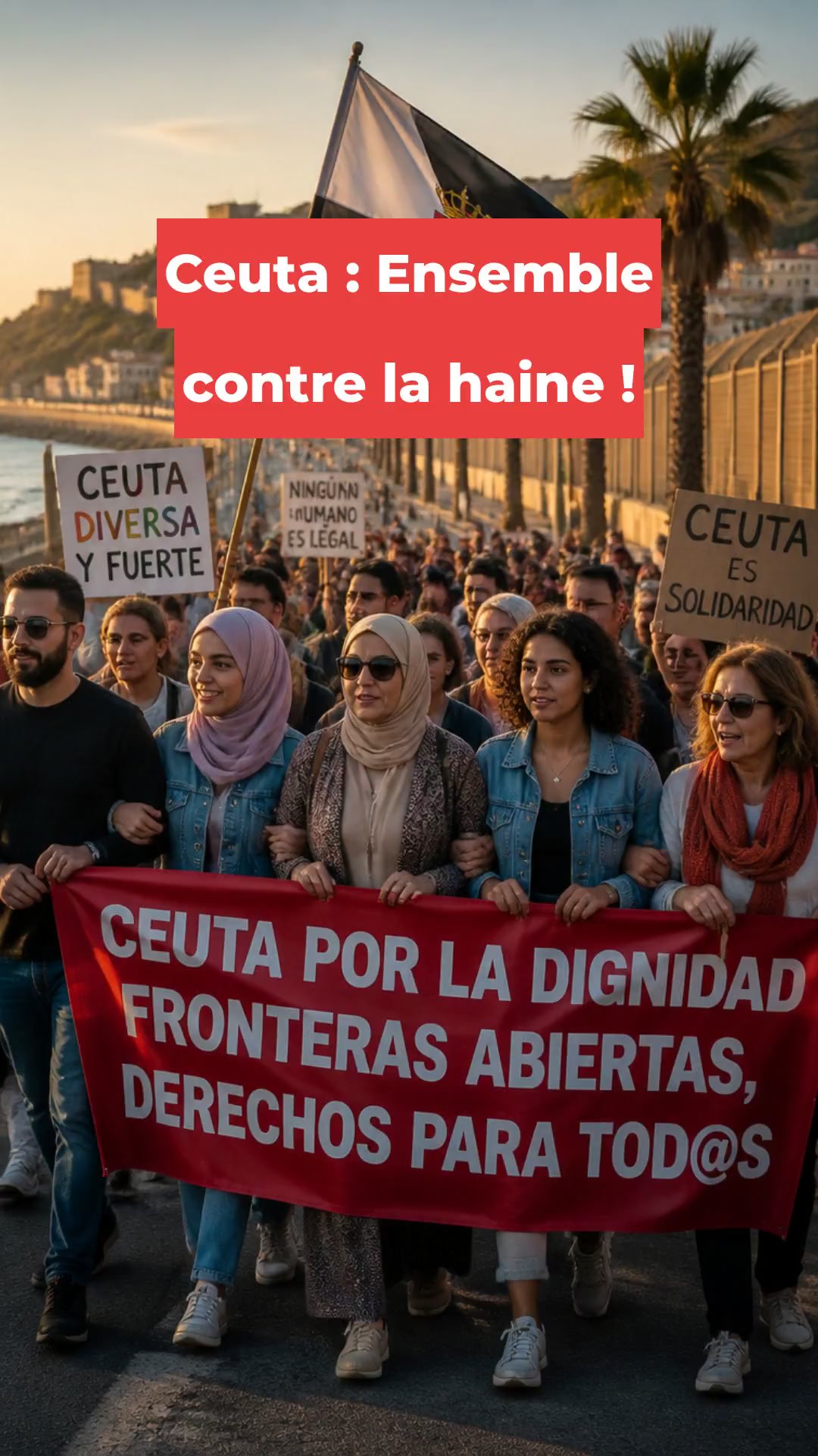 Ceuta : Ensemble contre la haine !