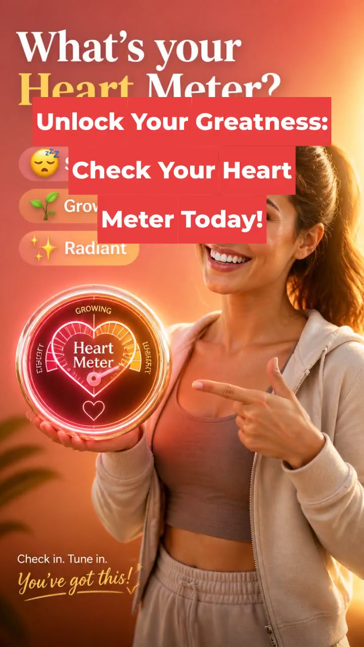 Unlock Your Greatness: Check Your Heart Meter Today!