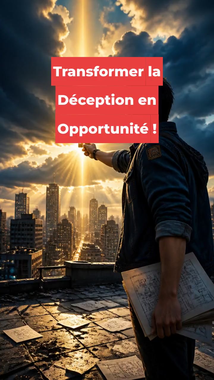Transformer la Déception en Opportunité !