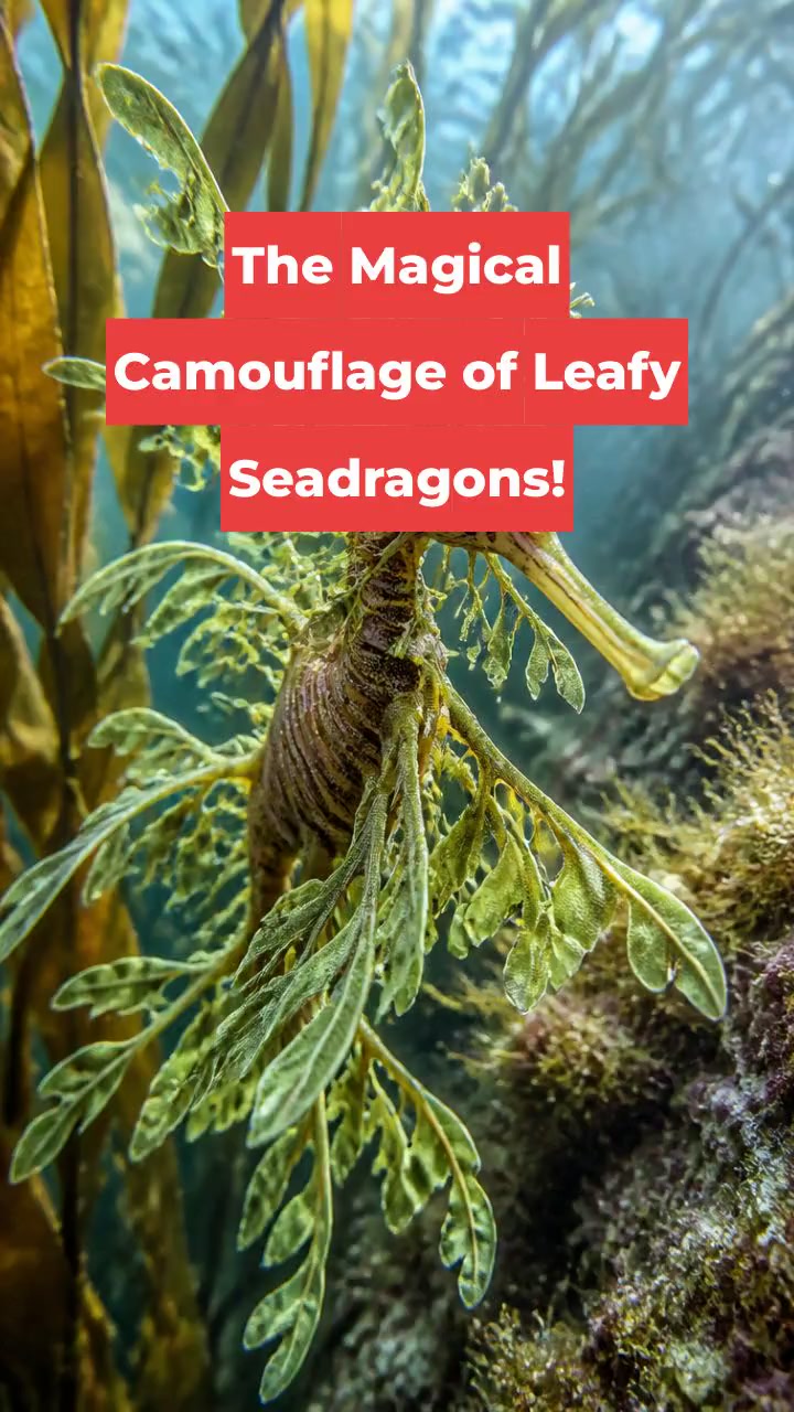 The Magical Camouflage of Leafy Seadragons!