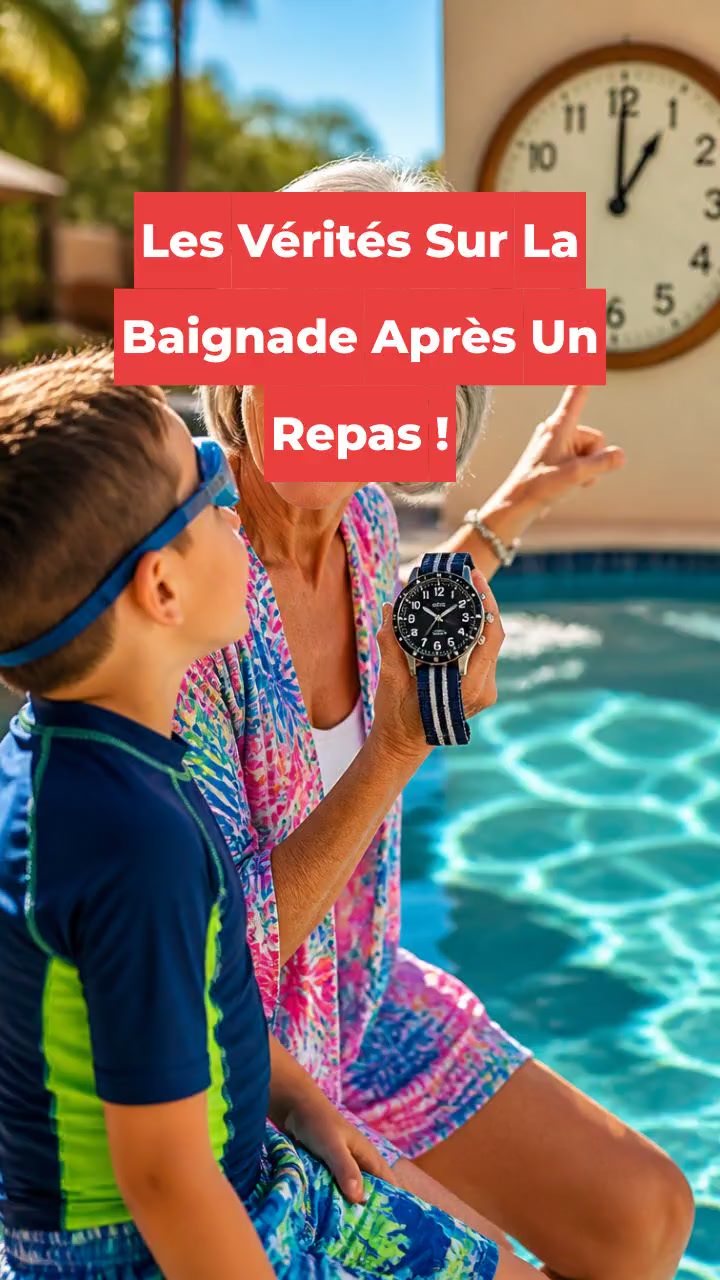 Les Vérités Sur La Baignade Après Un Repas !