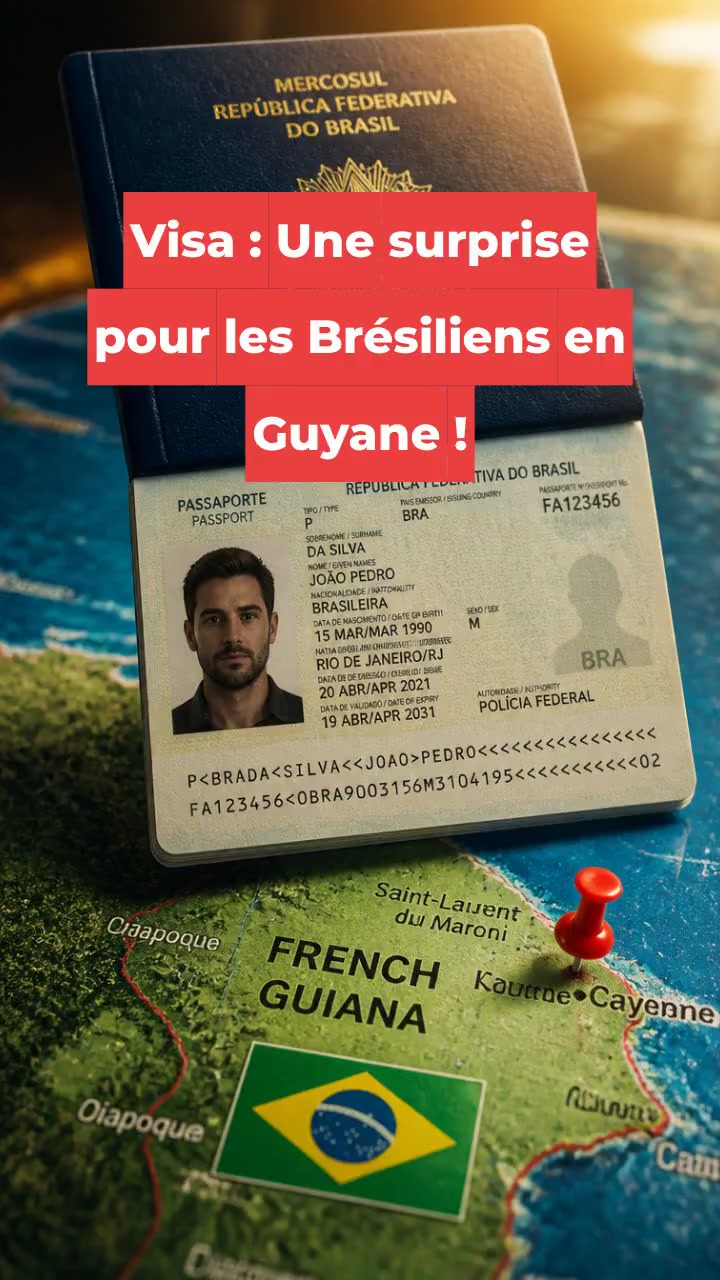 Visa : Une surprise pour les Brésiliens en Guyane !