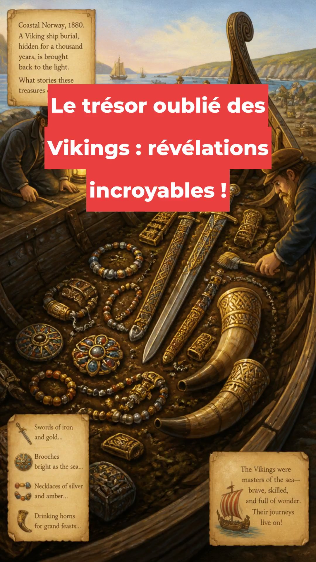 Le trésor oublié des Vikings : révélations incroyables !