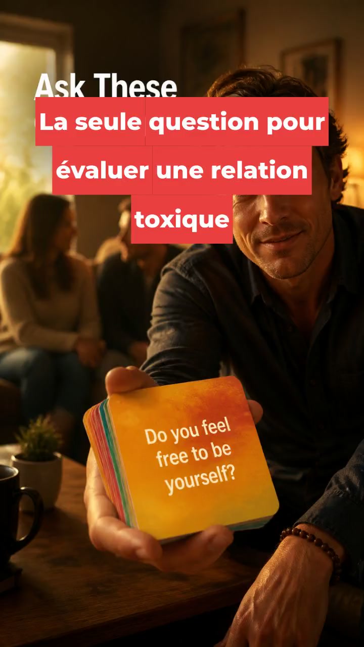 La seule question pour évaluer une relation toxique