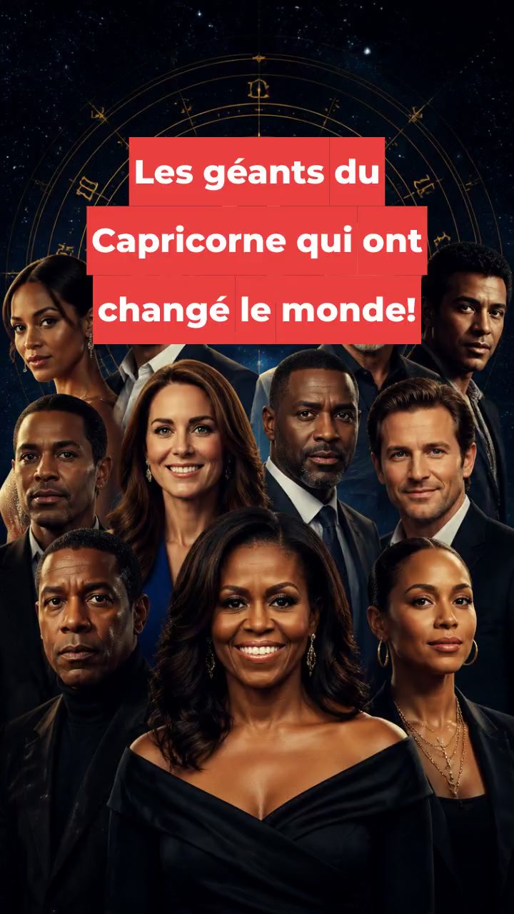 Les géants du Capricorne qui ont changé le monde!
