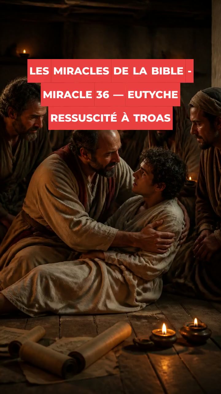 LES MIRACLES DE LA BIBLE - MIRACLE 36 — EUTYCHE RESSUSCITÉ À TROAS