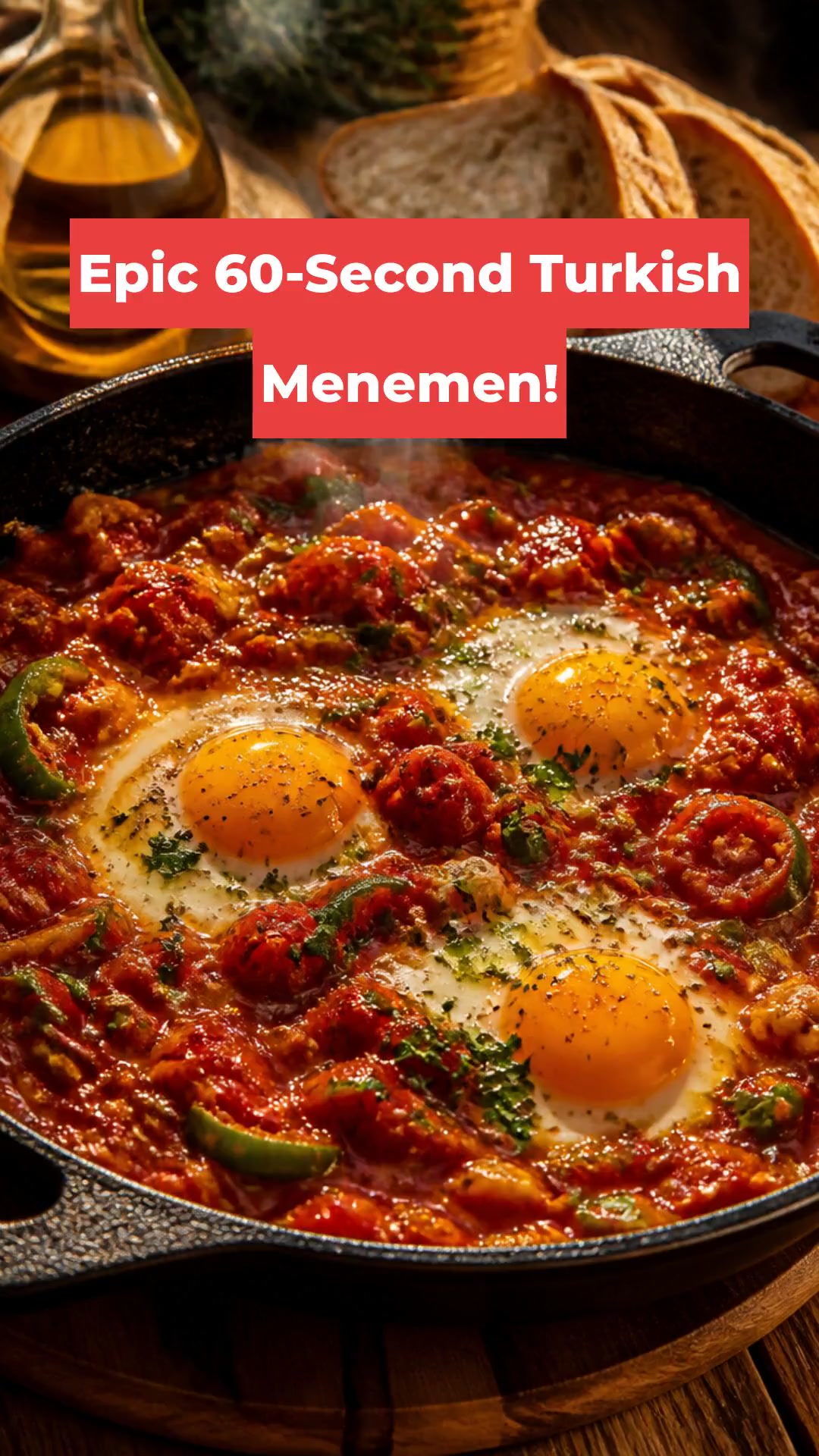 Epic 60-Second Turkish Menemen!