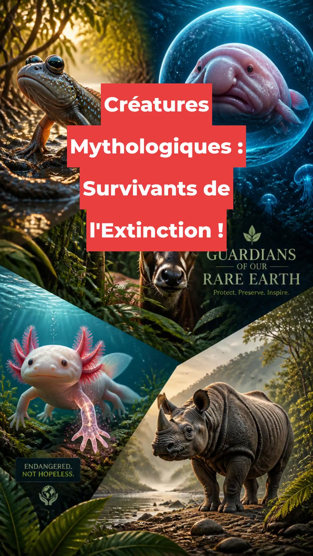 Créatures Mythologiques : Survivants de l'Extinction !