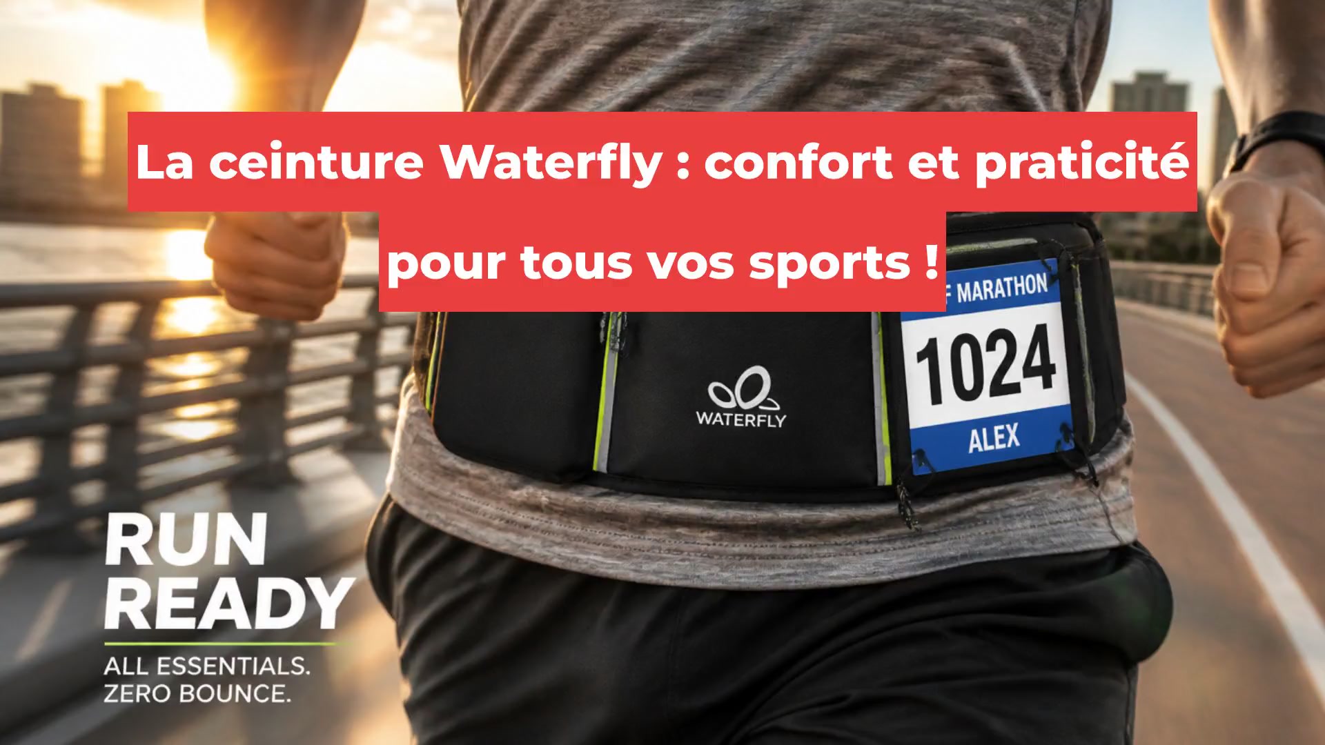 La ceinture Waterfly : confort et praticité pour tous vos sports !