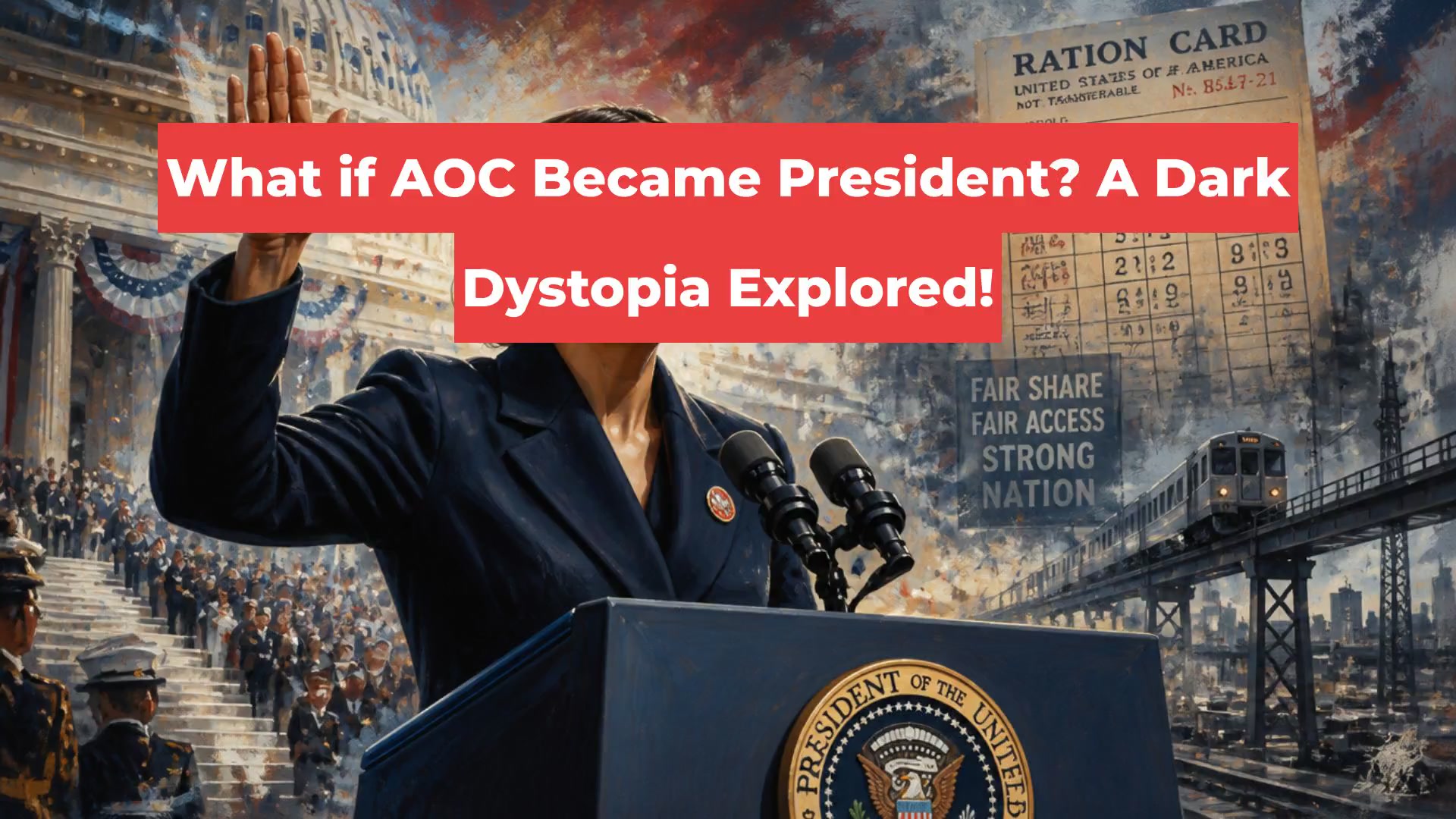 What if AOC Became President? A Dark Dystopia Explored!