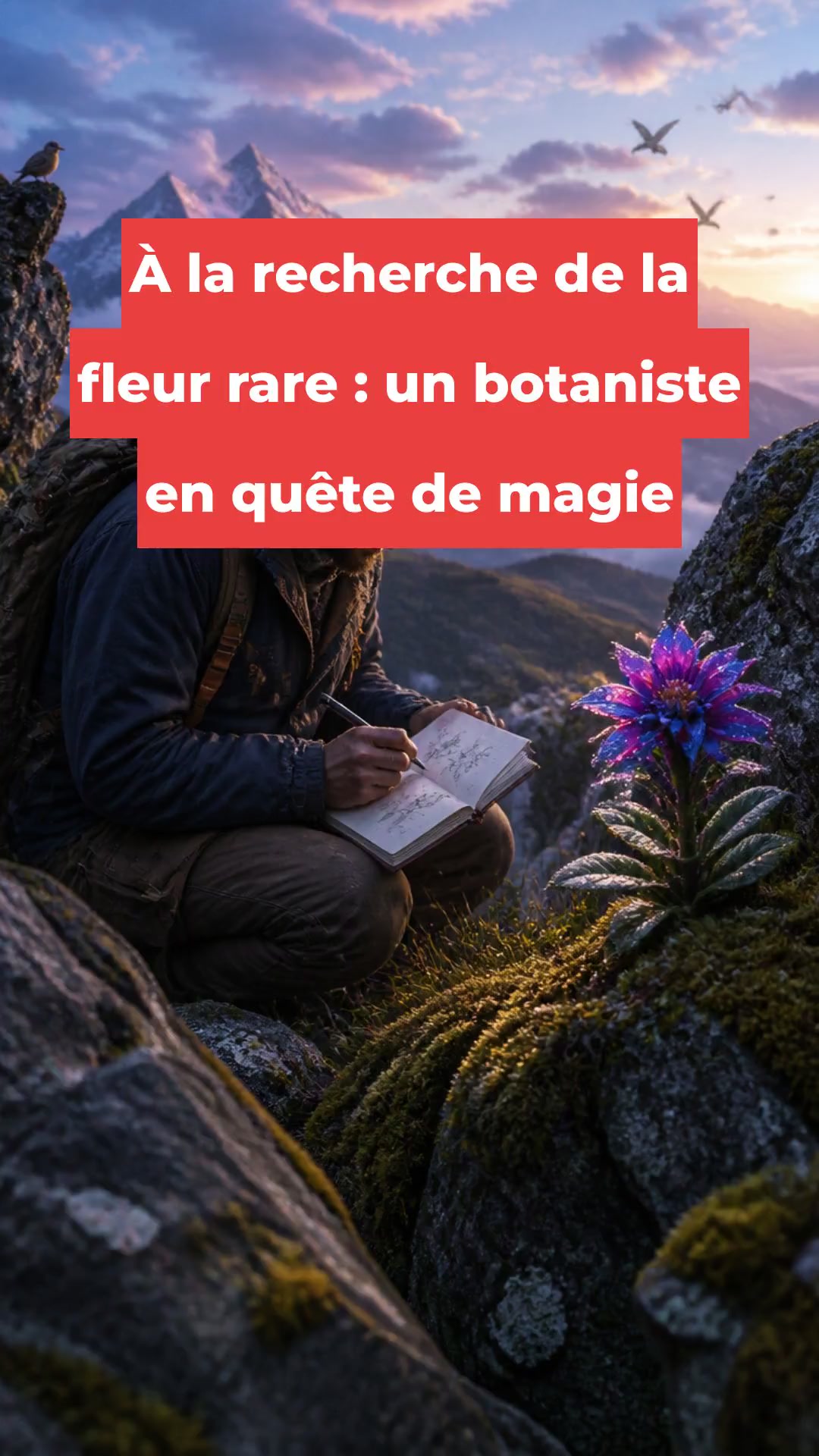 À la recherche de la fleur rare : un botaniste en quête de magie