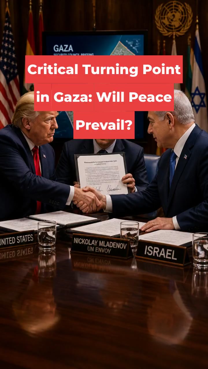 Critical Turning Point in Gaza: Will Peace Prevail?