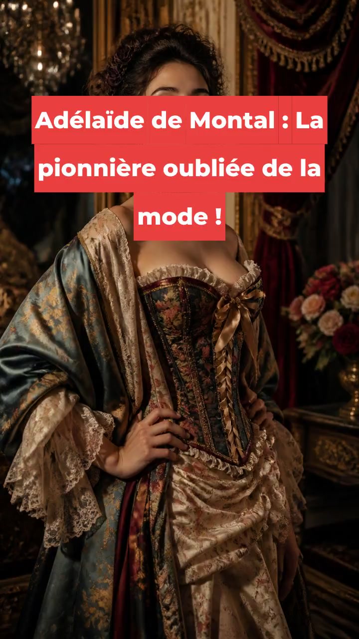 Adélaïde de Montal : La pionnière oubliée de la mode !