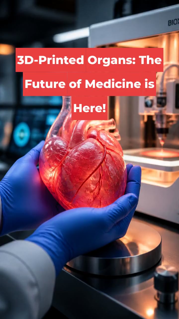 3D-Printed Organs: The Future of Medicine is Here!