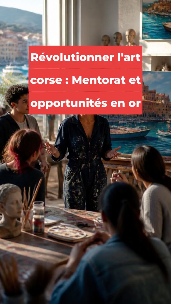 Révolutionner l'art corse : Mentorat et opportunités en or