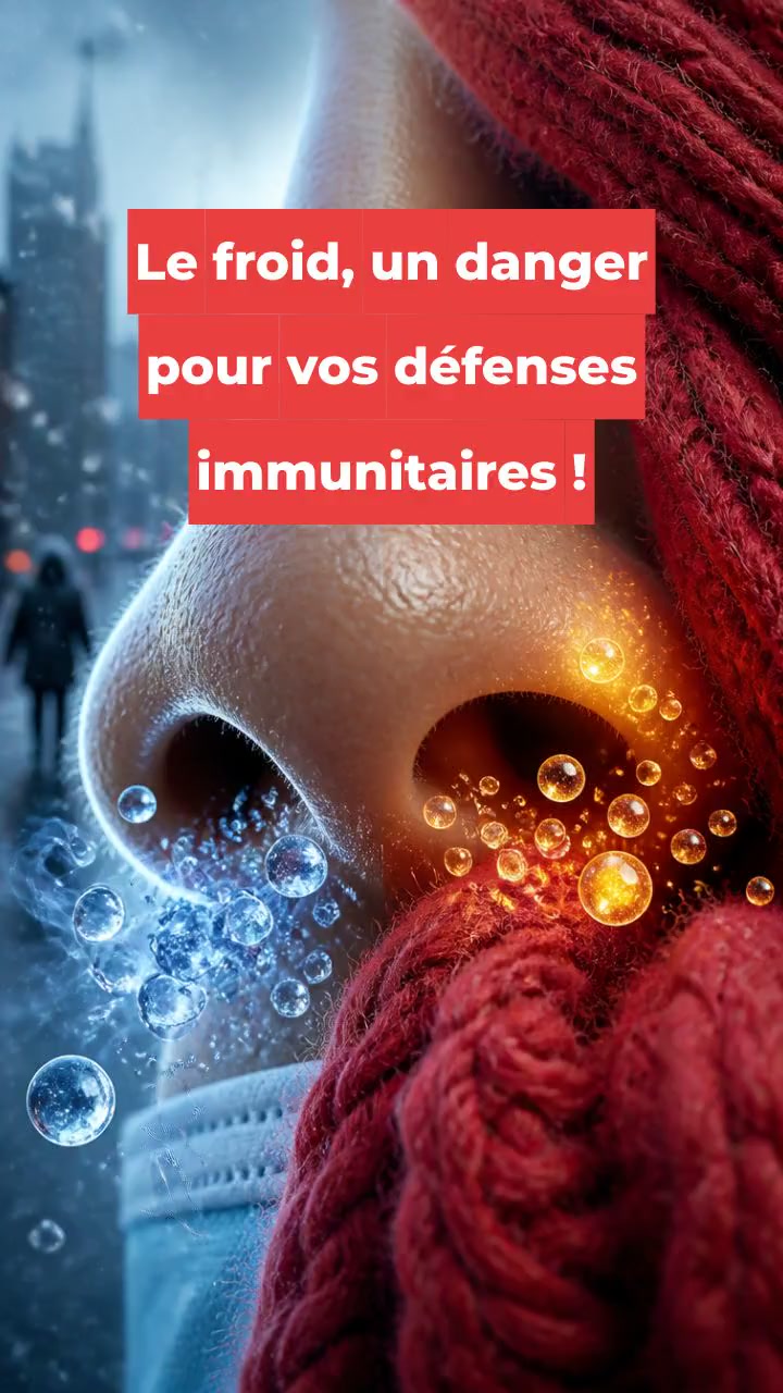 Le froid, un danger pour vos défenses immunitaires !