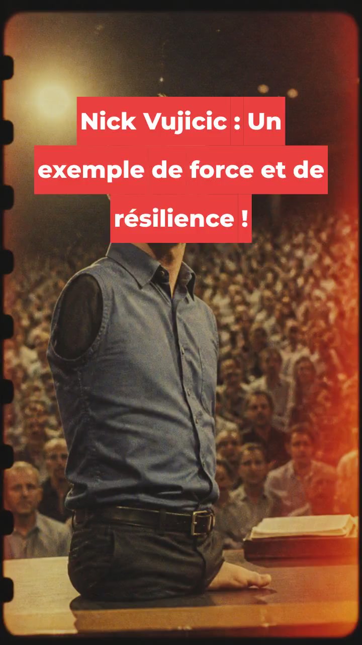 Nick Vujicic : Un exemple de force et de résilience !