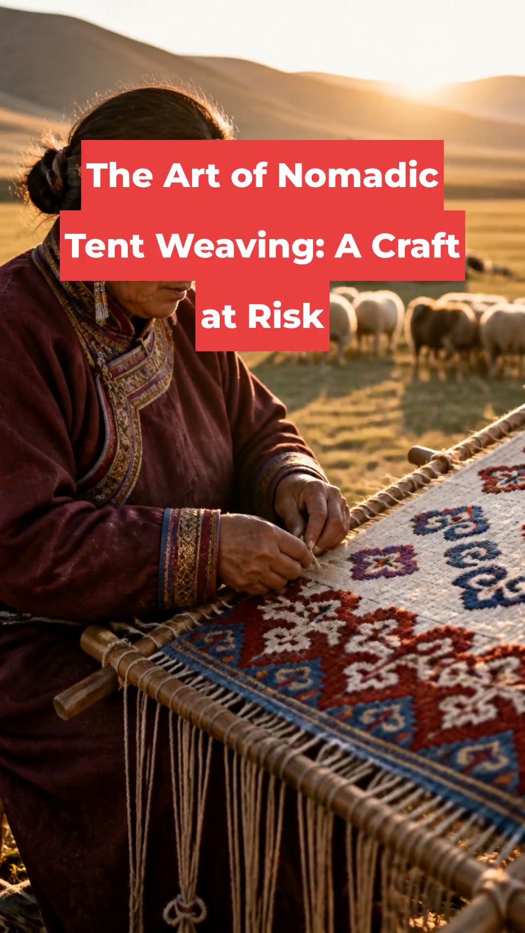 The Art of Nomadic Tent Weaving: A Craft at Risk
