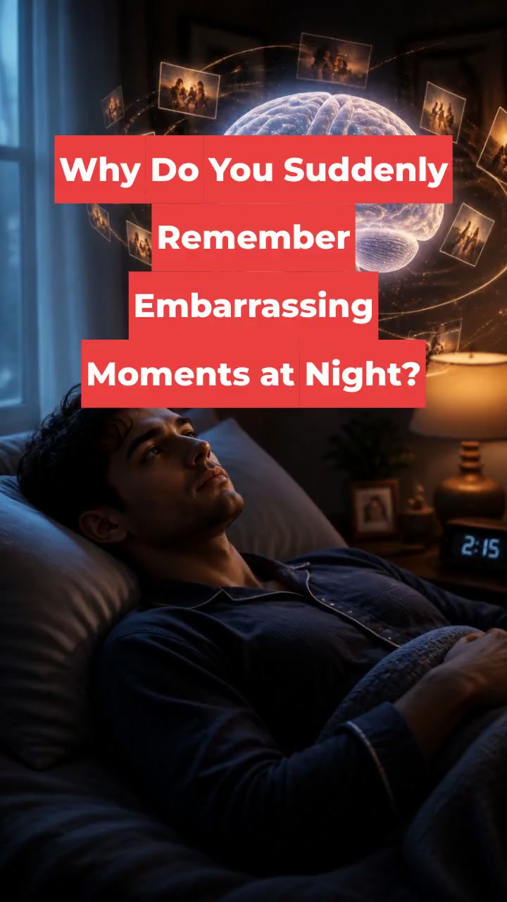 Why Your Brain Brings Up Embarrassing Moments at Night