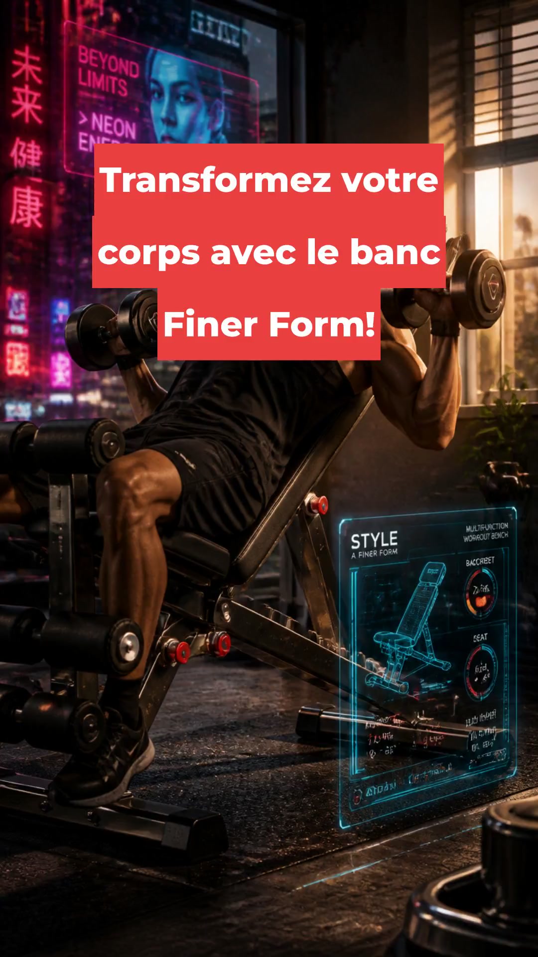 Transformez votre corps avec le banc Finer Form!