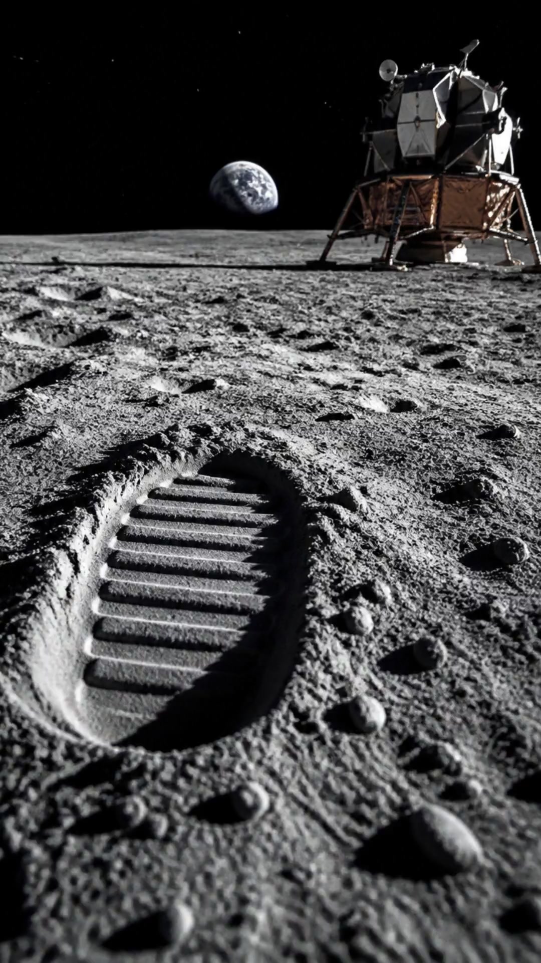 The Eternal Footprints: Humanity's Moon Legacy