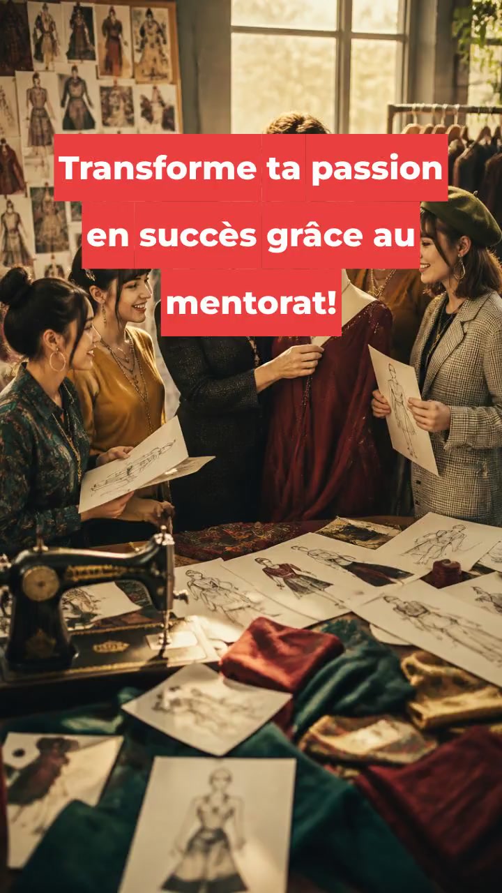 Transforme ta passion en succès grâce au mentorat!