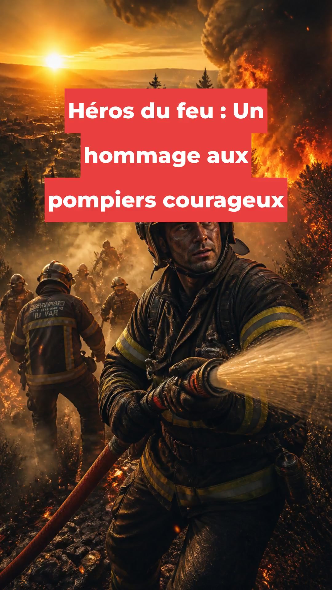 Héros du feu : Un hommage aux pompiers courageux