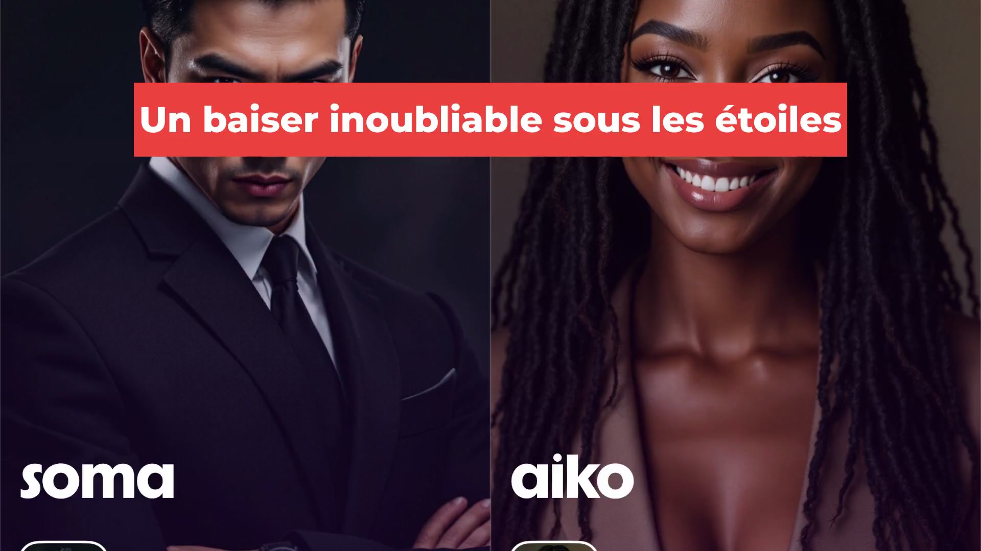 Un baiser inoubliable sous les étoiles
