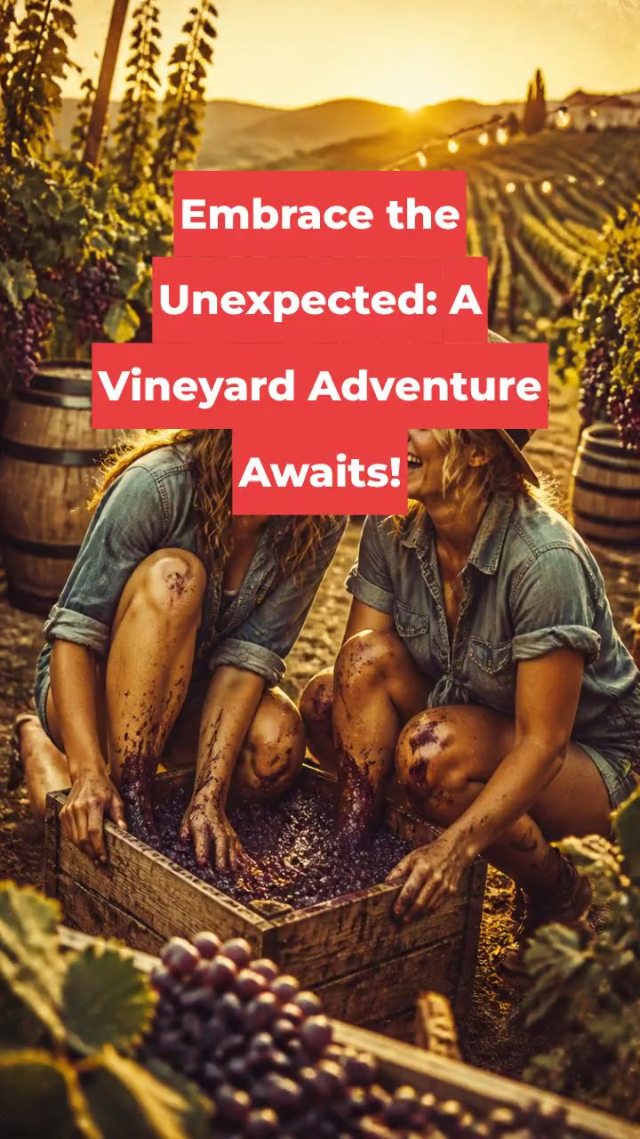 Embrace the Unexpected: A Vineyard Adventure Awaits!