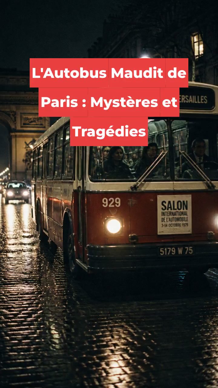 L'Autobus Maudit de Paris : Mystères et Tragédies