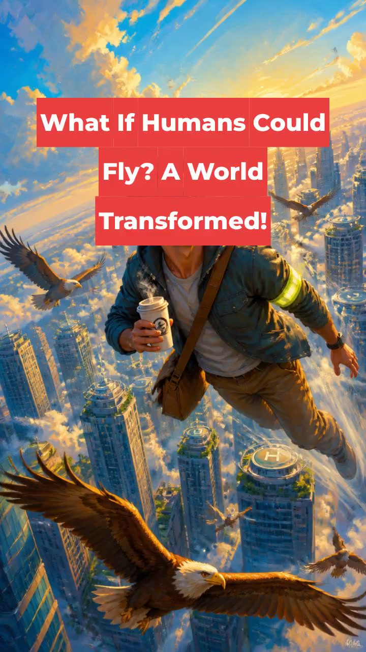 What If Humans Could Fly? A World Transformed!