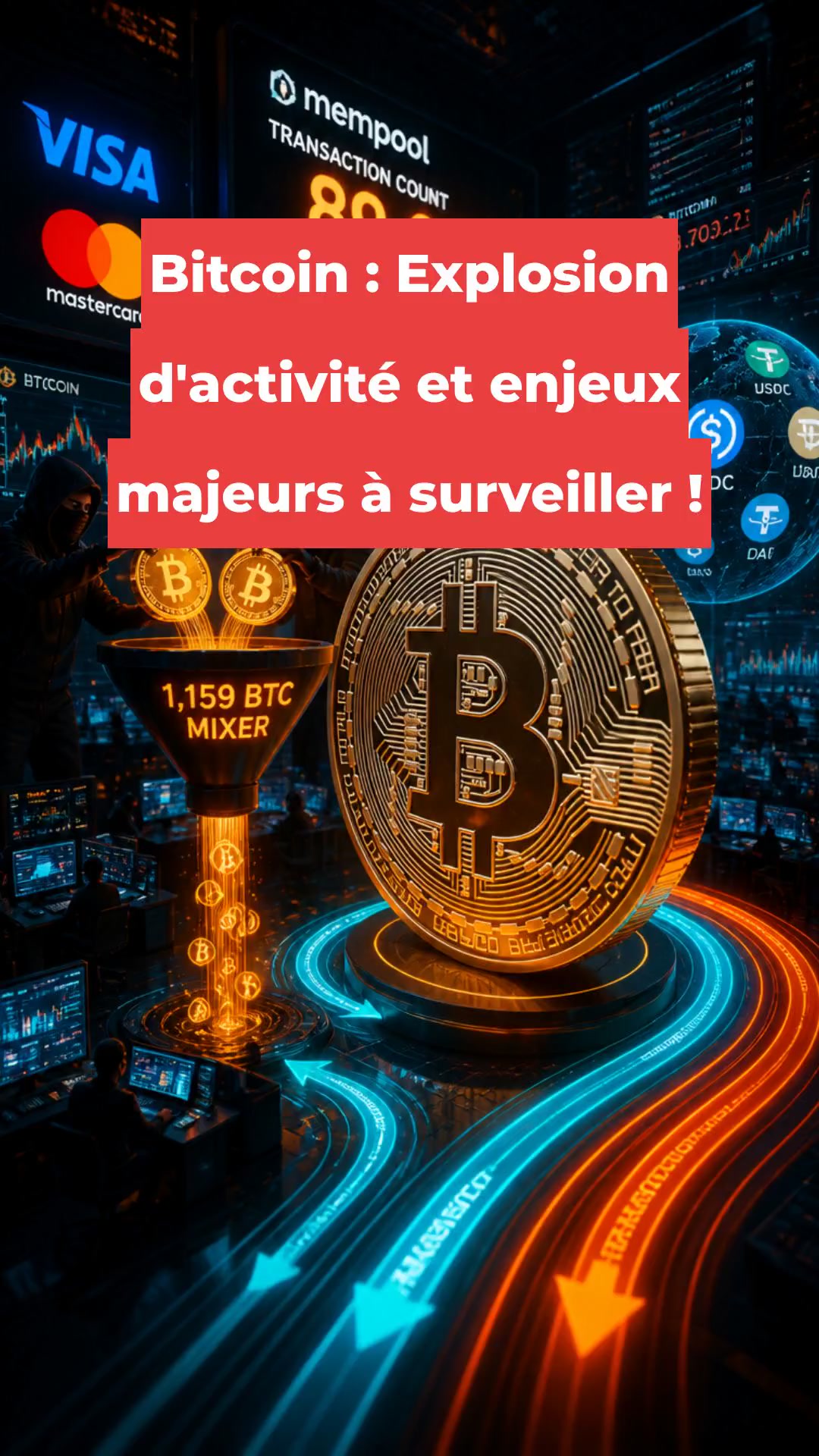 Bitcoin : Explosion d'activité et enjeux majeurs à surveiller !