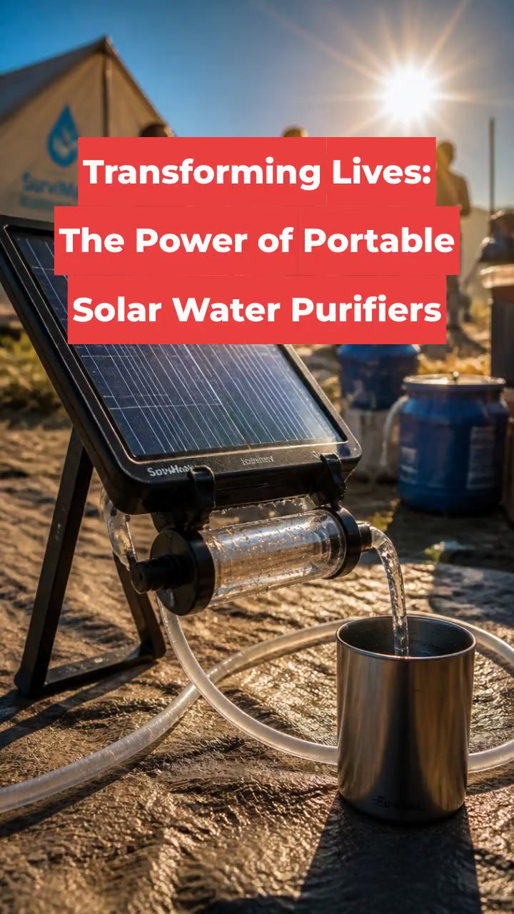 Transforming Lives: The Power of Portable Solar Water Purifiers