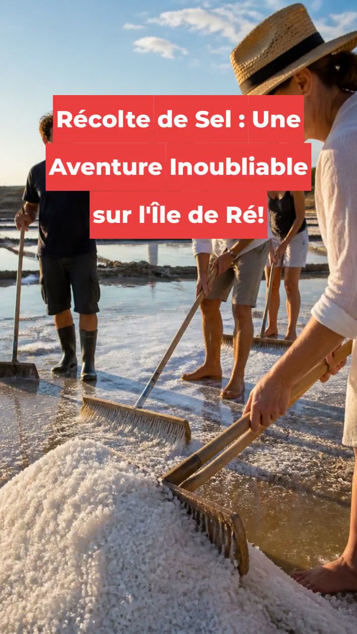 Récolte de Sel : Une Aventure Inoubliable sur l'Île de Ré!