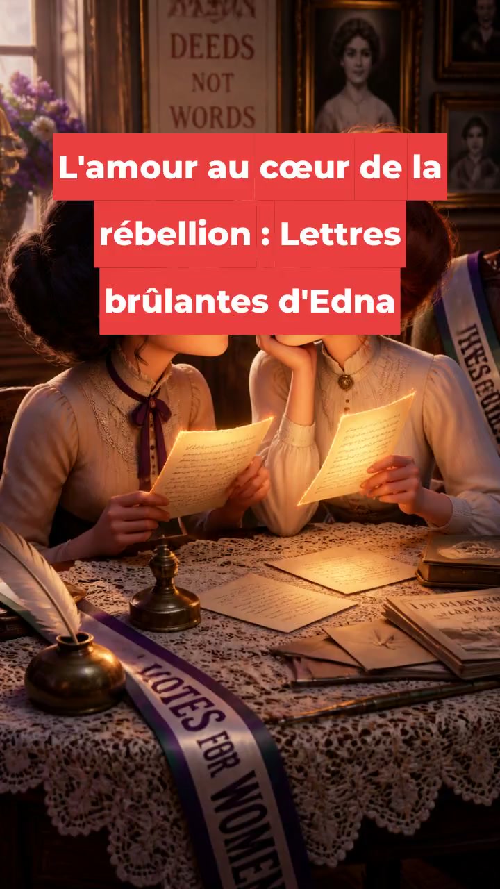L'amour au cœur de la rébellion : Lettres brûlantes d'Edna