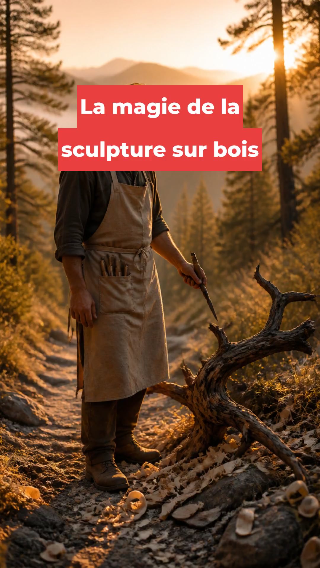 La magie de la sculpture sur bois