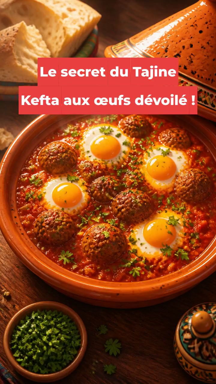 Le secret du Tajine Kefta aux œufs dévoilé !