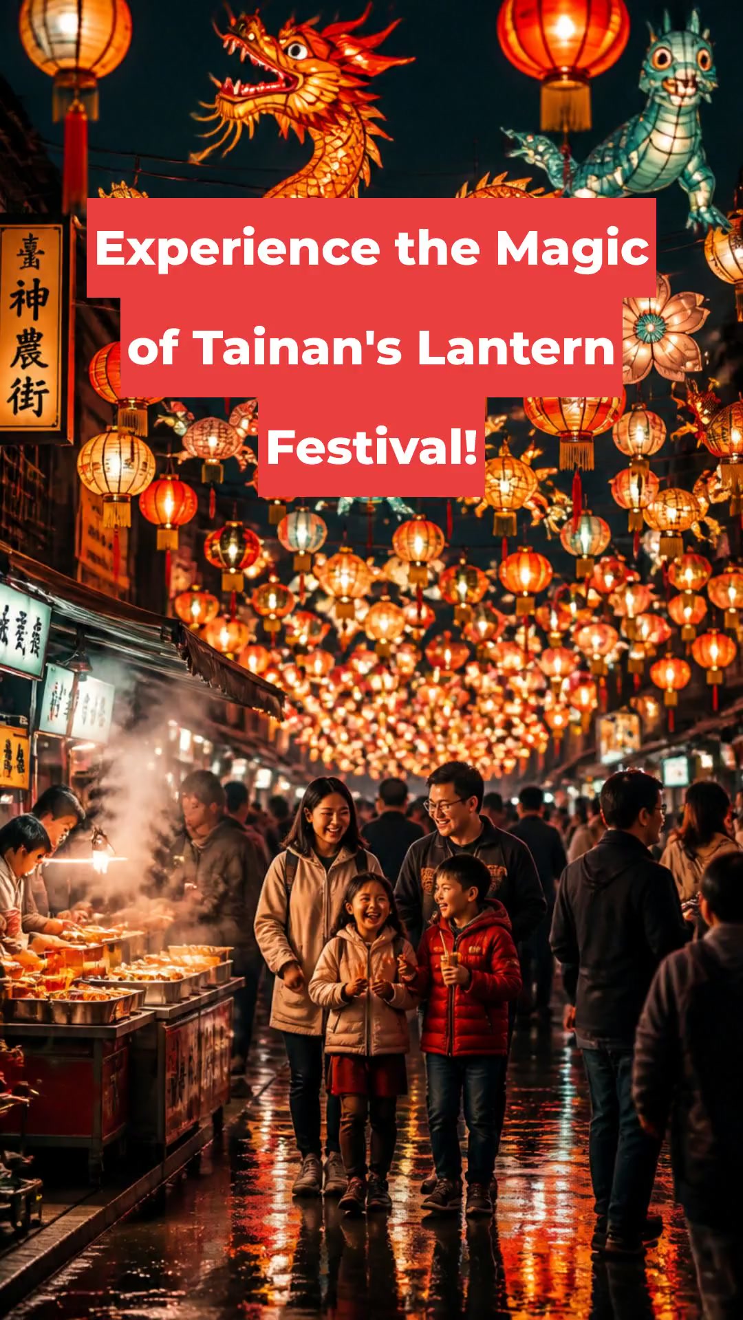 Experience the Magic of Tainan's Lantern Festival!