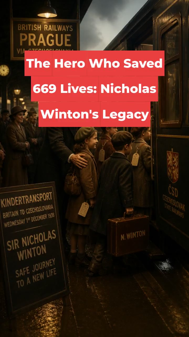 The Hero Who Saved 669 Lives: Nicholas Winton's Legacy
