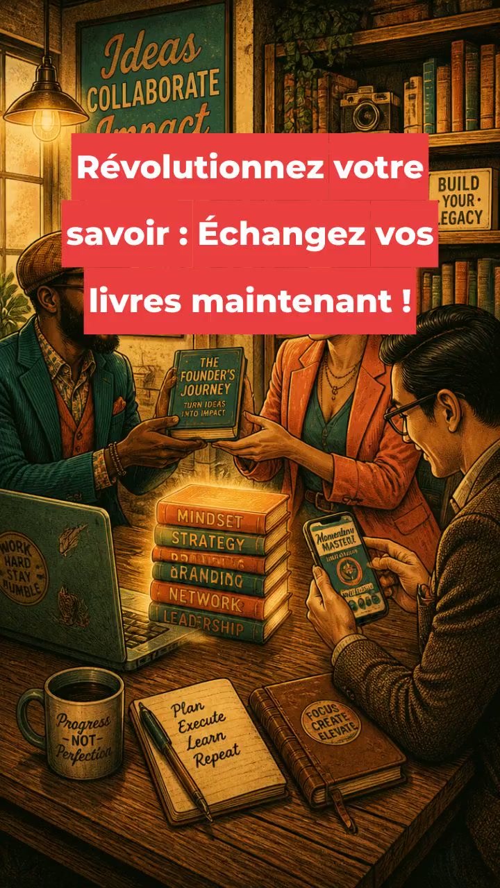 Révolutionnez votre savoir : Échangez vos livres maintenant !