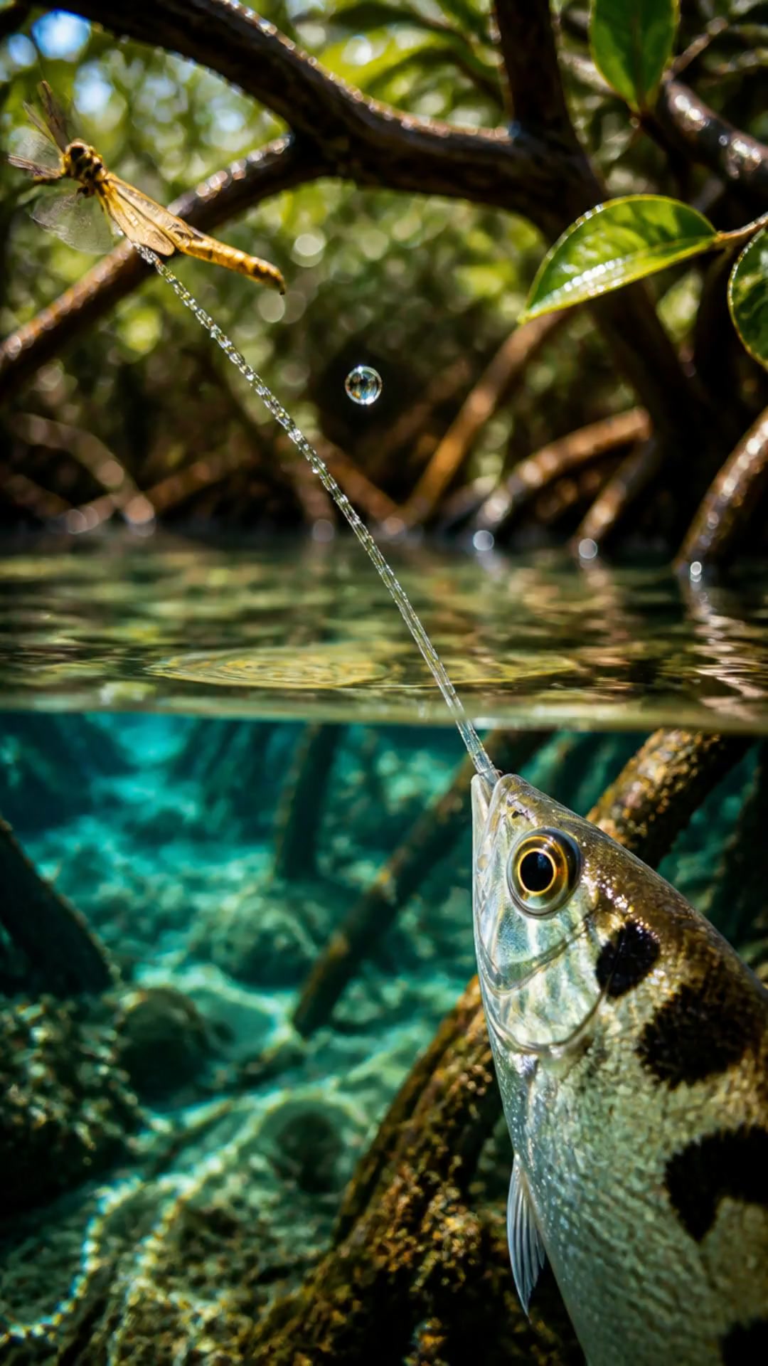 This Fish Shoots Water Like a Sniper!