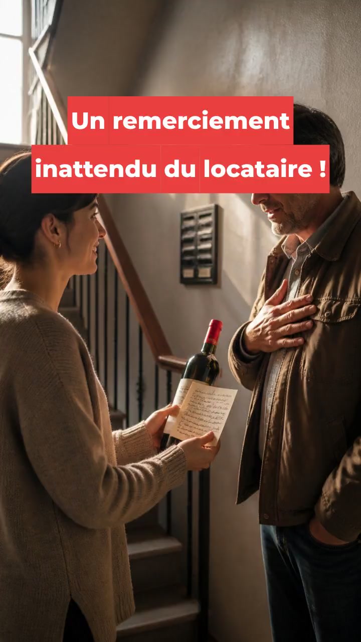 Un remerciement inattendu du locataire !