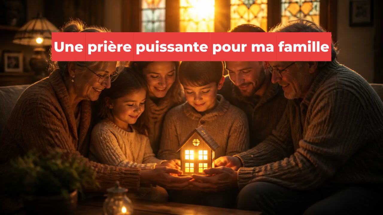 Une prière puissante pour ma famille