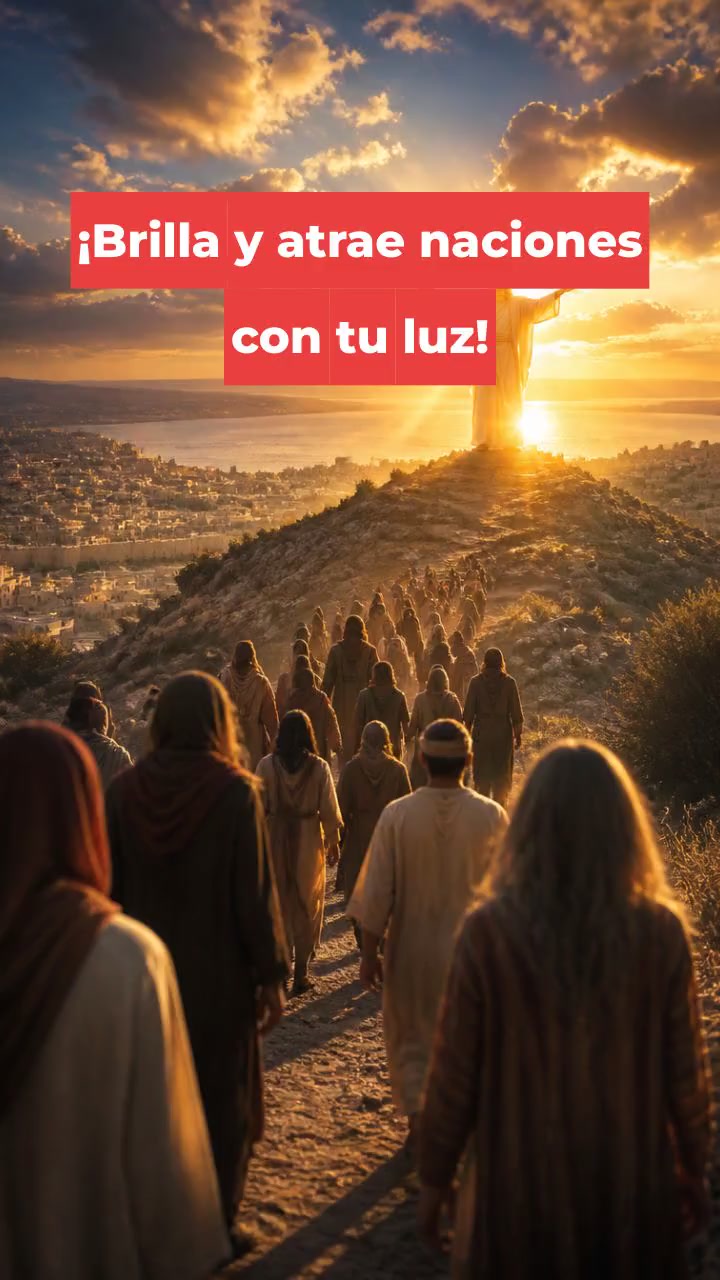 ¡Brilla y atrae naciones con tu luz!