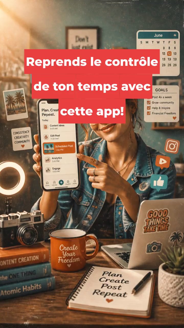 Reprends le contrôle de ton temps avec cette app!