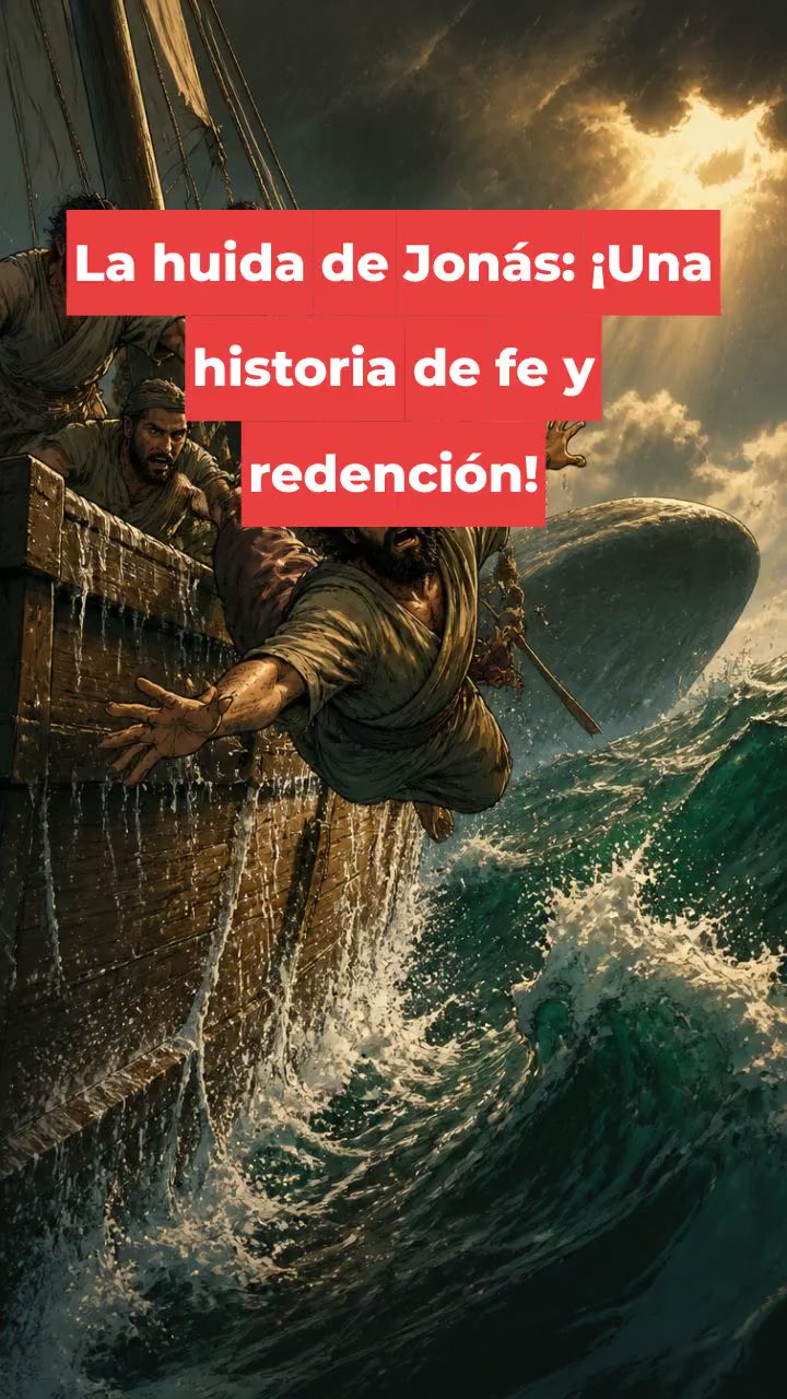 La huida de Jonás: ¡Una historia de fe y redención!