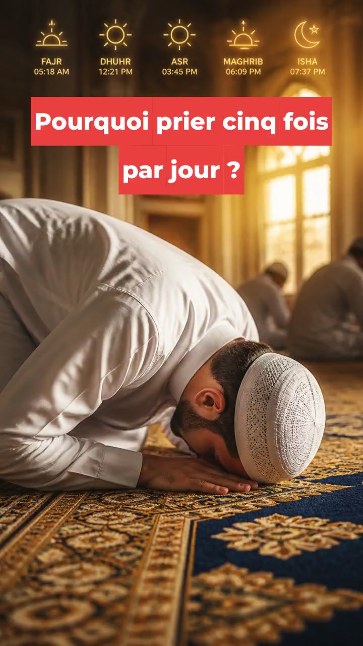 Pourquoi prier cinq fois par jour ?