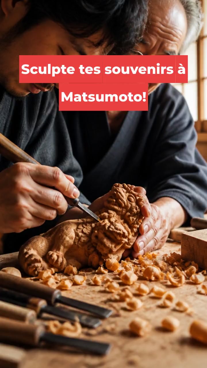 Sculpte tes souvenirs à Matsumoto!