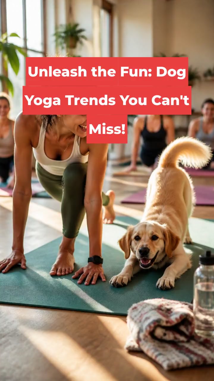 Unleash the Fun: Dog Yoga Trends You Can't Miss!