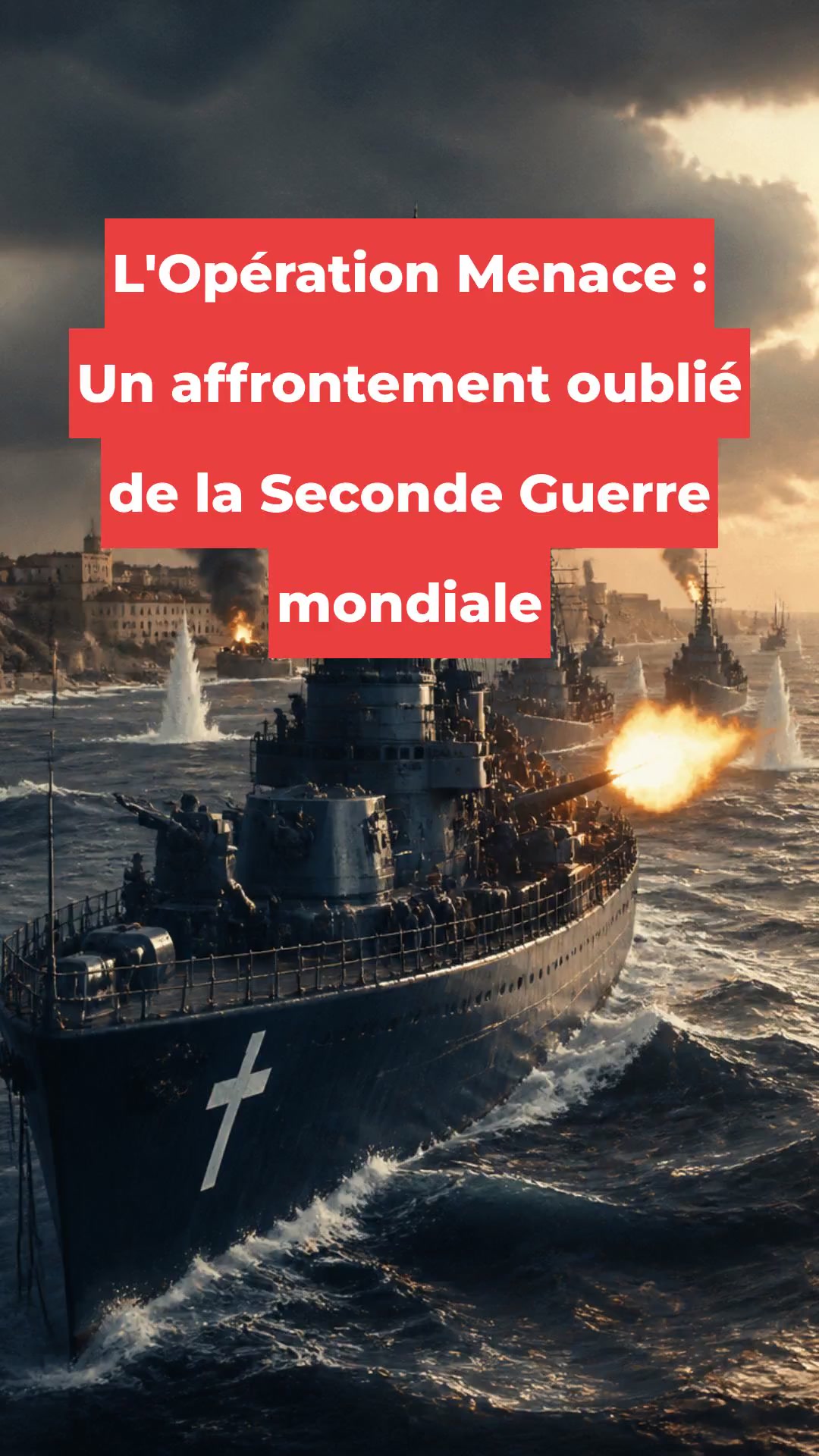 L'Opération Menace : Un affrontement oublié de la Seconde Guerre mondiale
